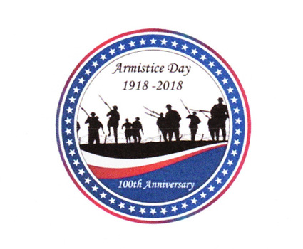 logo for the 100th Aniversary of Armistice Day
